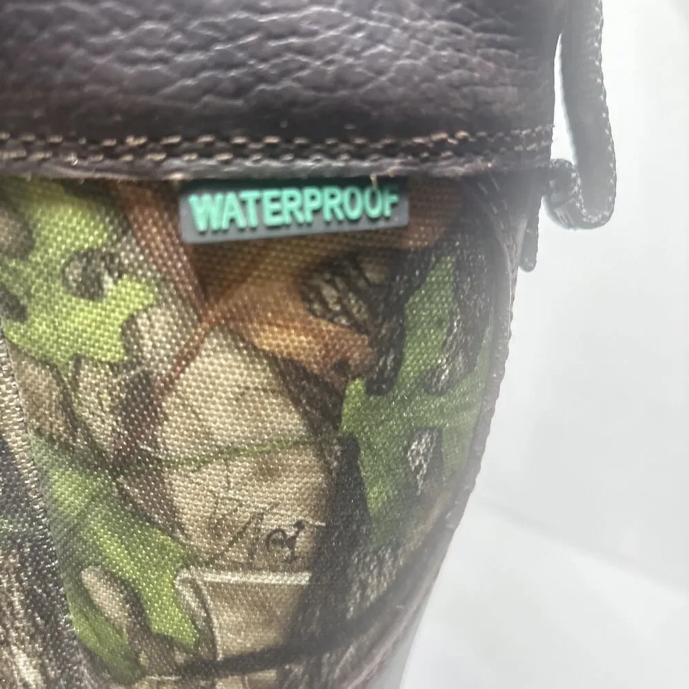 RED HEAD BAYOU III Waterproof Snake Boots Camo Size Men’s 6M  #3541632